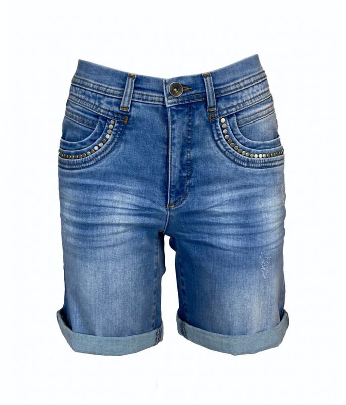 Riga- shorts Lys Denim
