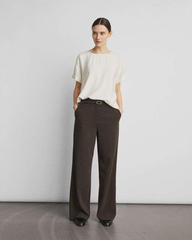 Macy Michelle Hw Wide Pants Regular - Delicioso