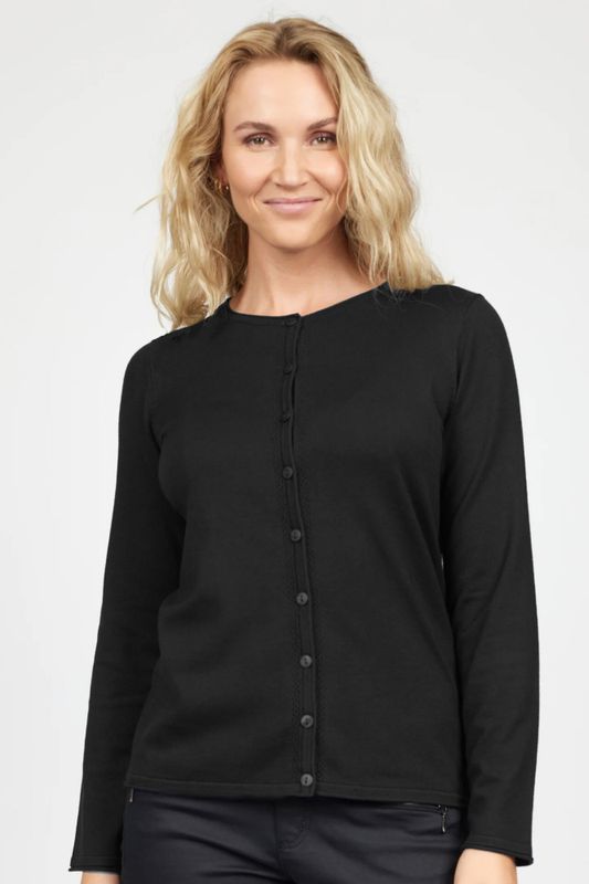 LISSA - KNIT CARDIGAN Sort