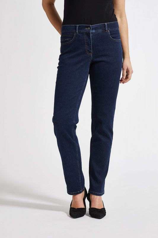 Christie Regular Bukse Mørk Denim