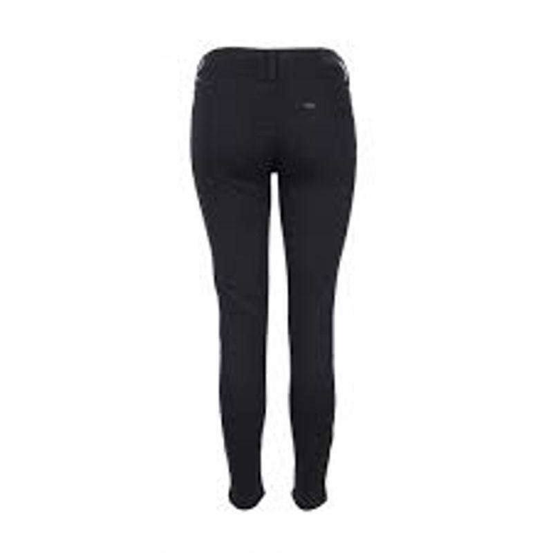 Lee Jeans Cropped m/glidelås Sort
