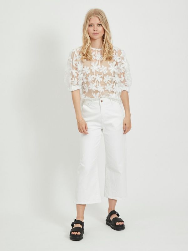 Marina MW Twill Jeans Hvit