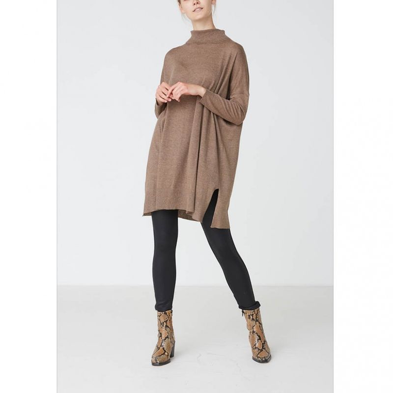 Helena Tights Brun/Sort