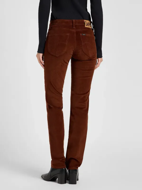 Marion Straight Brun Jeans