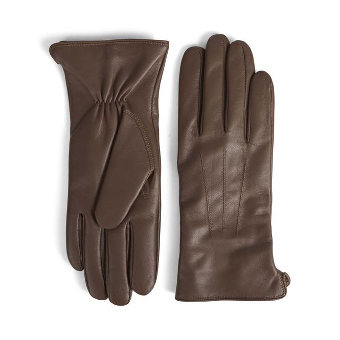 Hovedbilde Carianna Skinnhansker Mørkbrun