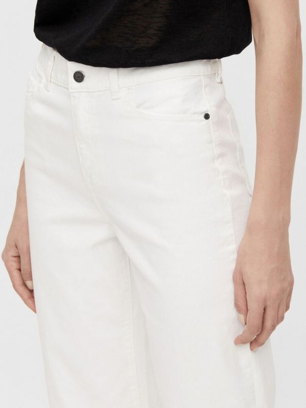 Marina Cropped Jeans Hvit