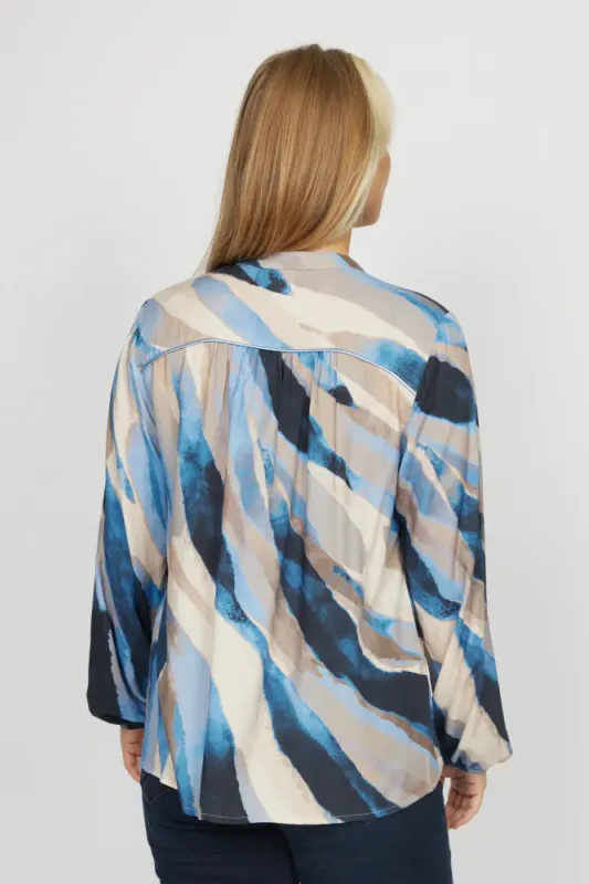 Birke Bluse Blue Fade