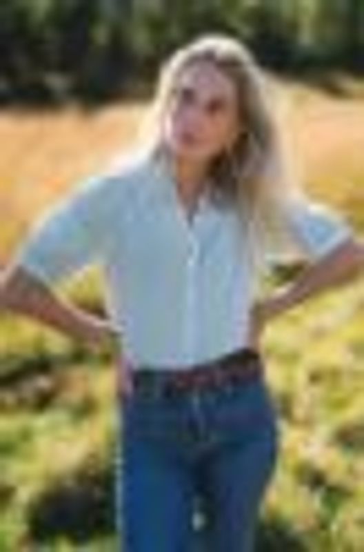 IDA MAJA 2/4 V SHIRT STP - ENGLISH IVY / GRØNN