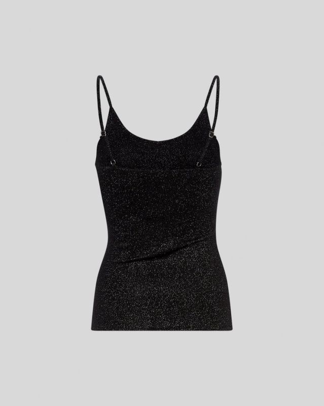 MSCHEurasia Strap Top Sort/sølv