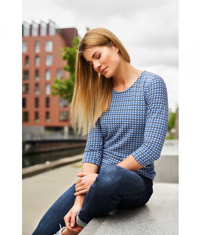 Aqua Bluse