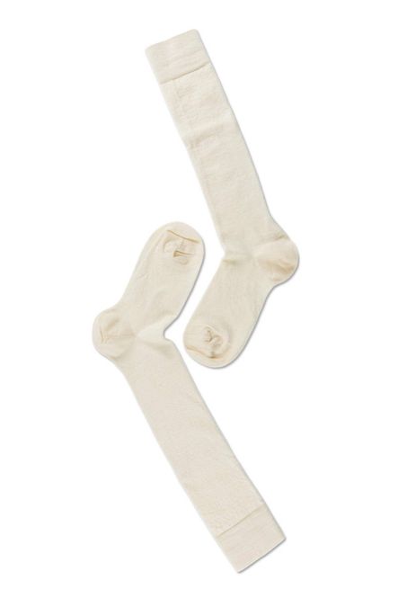 Hovedbilde Note Flat Knit Wool Knee High Offwhite