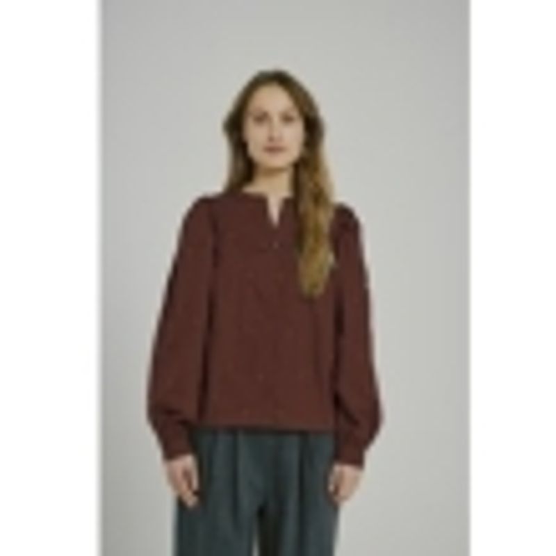 Mila Skjorte Bordeaux