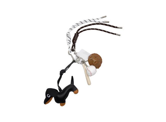 Hovedbilde Veskepynt & Nøkkelring multi hund Sort