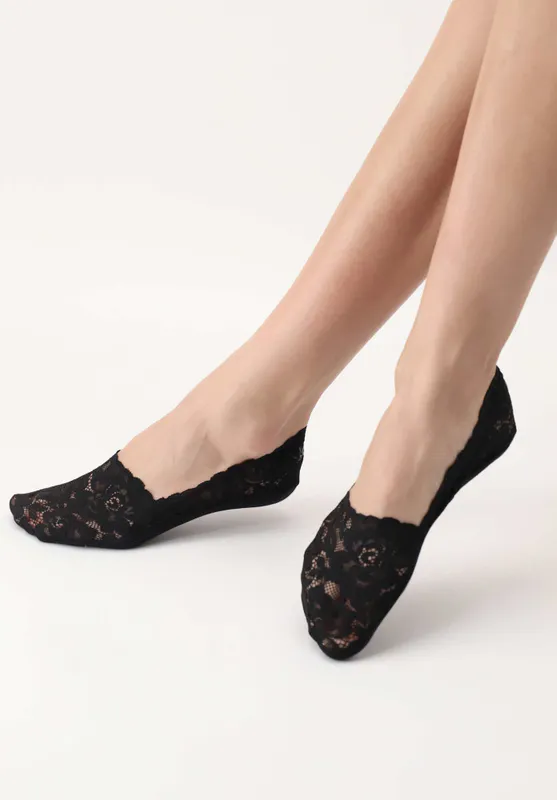 Lacy No Show Socks Sort