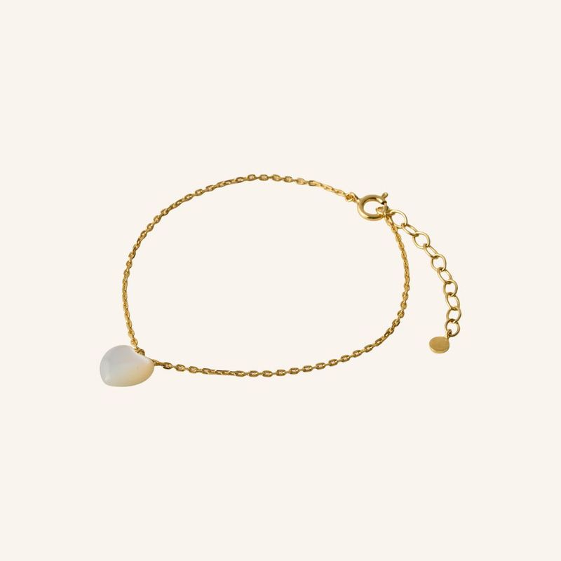 Ocean Heart Bracelet- Gull