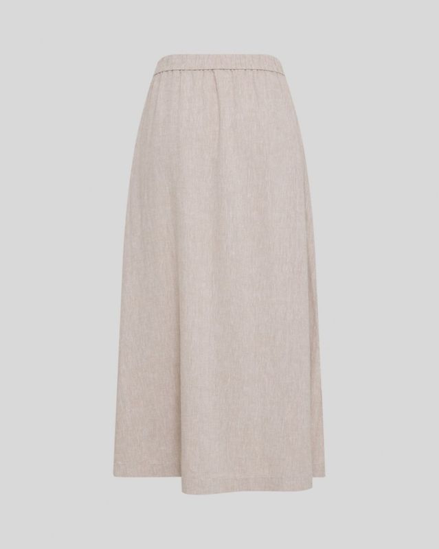 Pennie Ginia HW Skirt SAND MELANGE