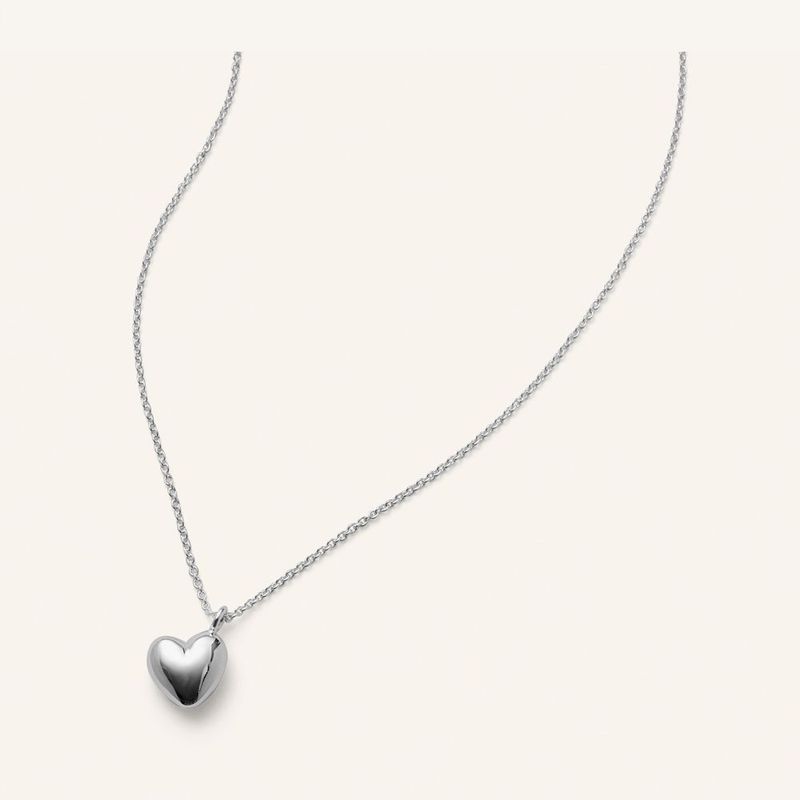 Sweetheart Necklace Silver