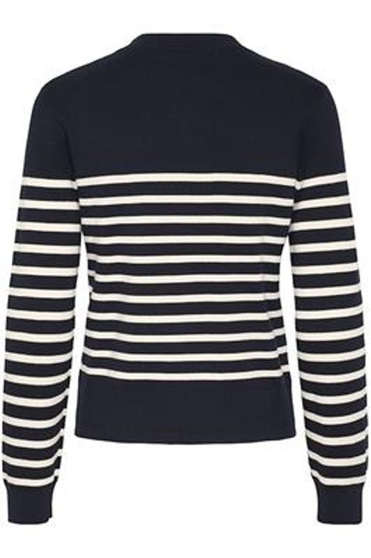 WallisIW O-neck Pullover Marine Blå