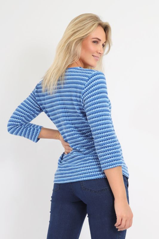 BALUA BLOUSE  BLUE