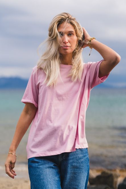 Hovedbilde Linn Logo Tee S Lilac/Fairy T